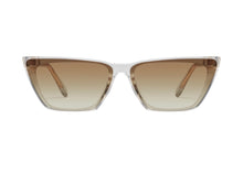 Load image into Gallery viewer, Turn heads in our fierce new cat eye, BAD HABIT by Quay Australia.  Bad Habit features a clear frame and sepia lens.