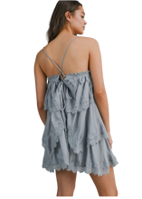Load image into Gallery viewer, LACE TRIM TIERED MINI
