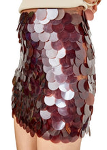 Load image into Gallery viewer, SEQUIN MINI SKIRT
