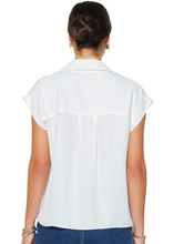 Load image into Gallery viewer, CAP SLEEVE BUTTON DOWN
