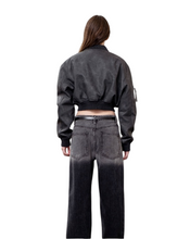 Load image into Gallery viewer, CROPPED BOMBER JACKET
