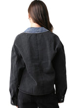 Load image into Gallery viewer, LUNA CONTRAST DENIM JACKET
