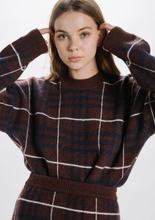 Load image into Gallery viewer, PLAID KNIT SWEATER
