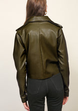 Load image into Gallery viewer, KIARA FAUX LEATHER JACKET
