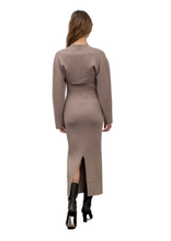 Load image into Gallery viewer, MIDI SWEATER DRESS SET
